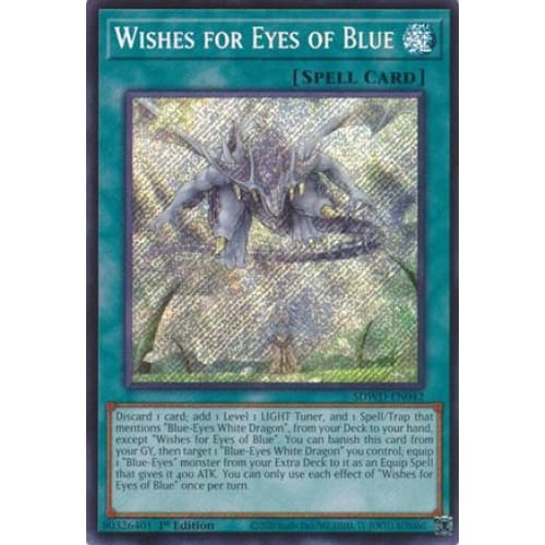Wishes for Eyes of Blue (Secret Rare) - SDWD-EN042 Secret