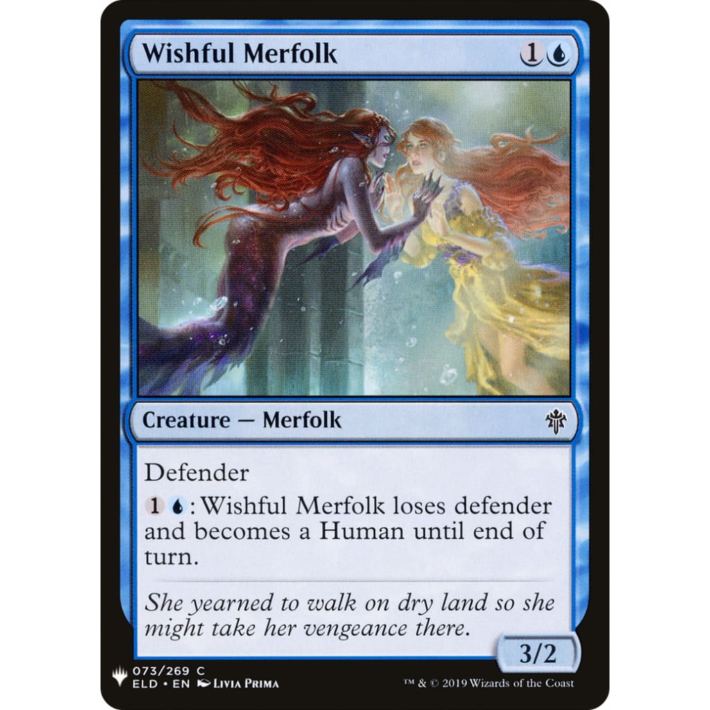 Wishful Merfolk (PLST-ELD-73) - Single