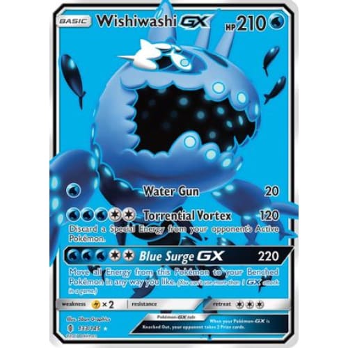 Wishiwashi-GX (133/145) Ultra Rare Holofoil - Single