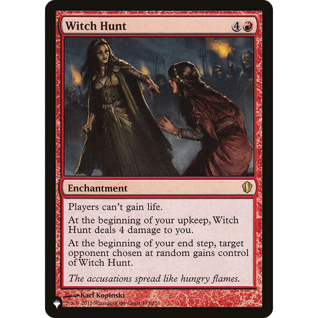 Witch Hunt (PLST-C13-133) - Single