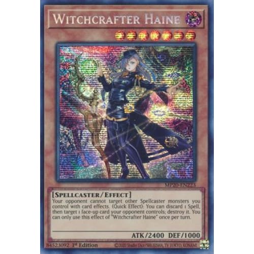 Witchcrafter Haine (MP20-EN223) Prismatic Secret Rare 1st