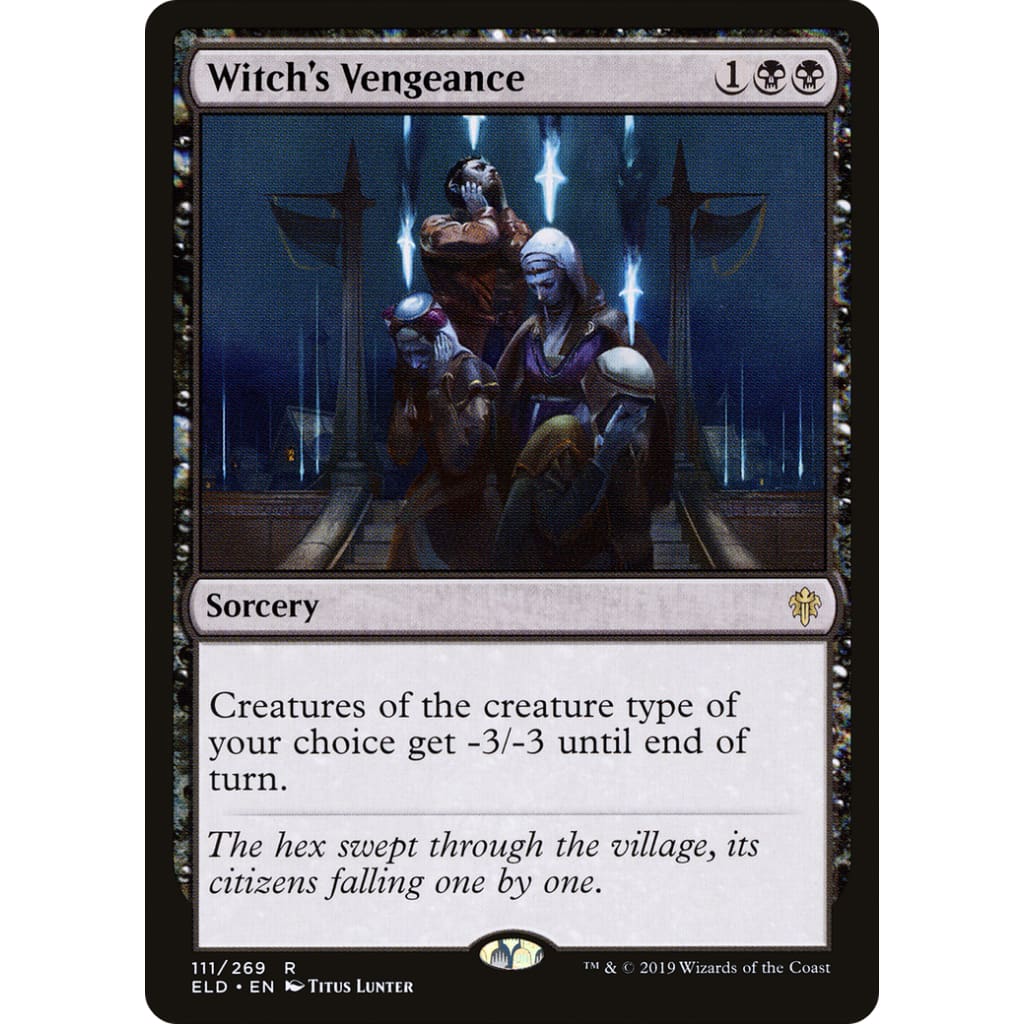 Witch’s Vengeance (ELD-111) Foil - Single