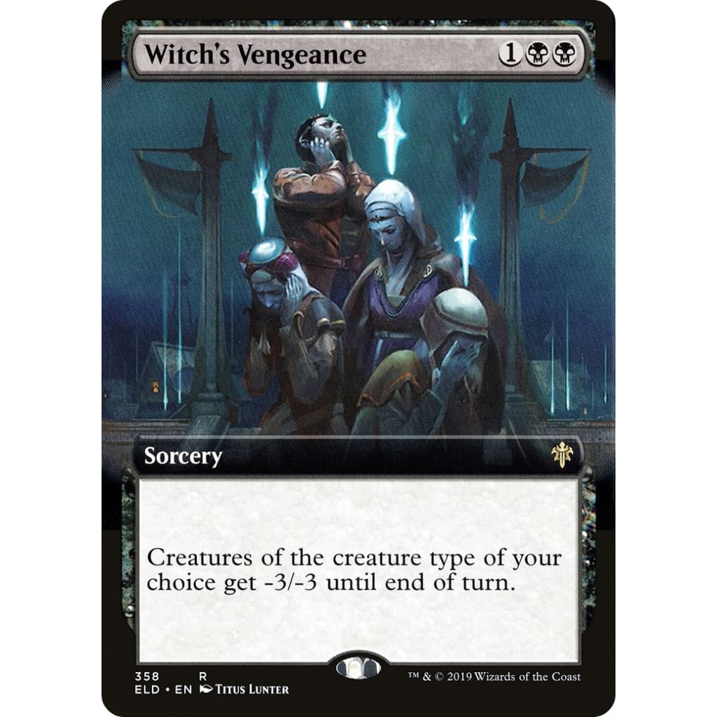 Witch’s Vengeance (ELD-358): (Extended Art) Foil - Single