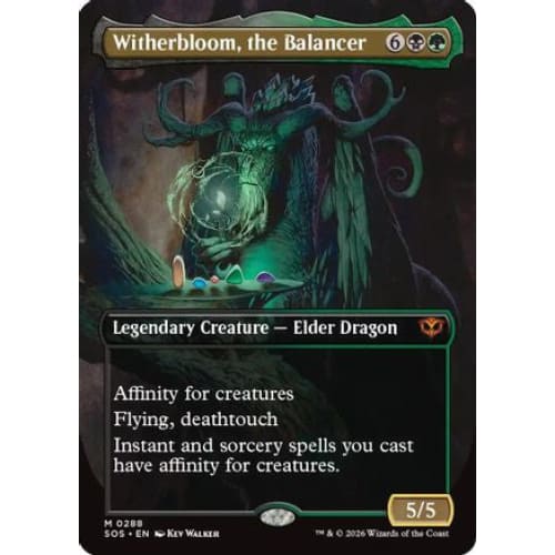 Witherbloom the Balancer (Borderless) (SOS-288) Foil