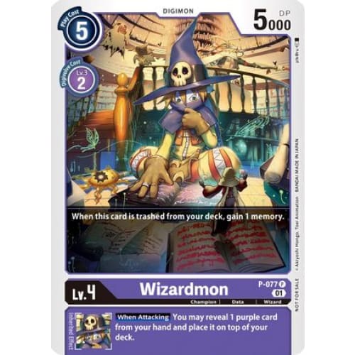 Wizardmon - P-077 (P-077 P) Promo - Single