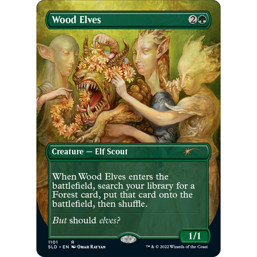 Wood Elves (SLD-1101) (Borderless) - Single