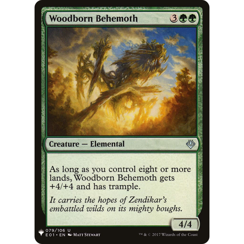 Woodborn Behemoth (PLST-E01-79) - Single