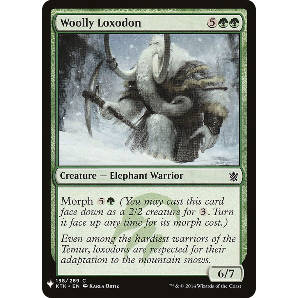 Woolly Loxodon (PLST-KTK-158) - Single