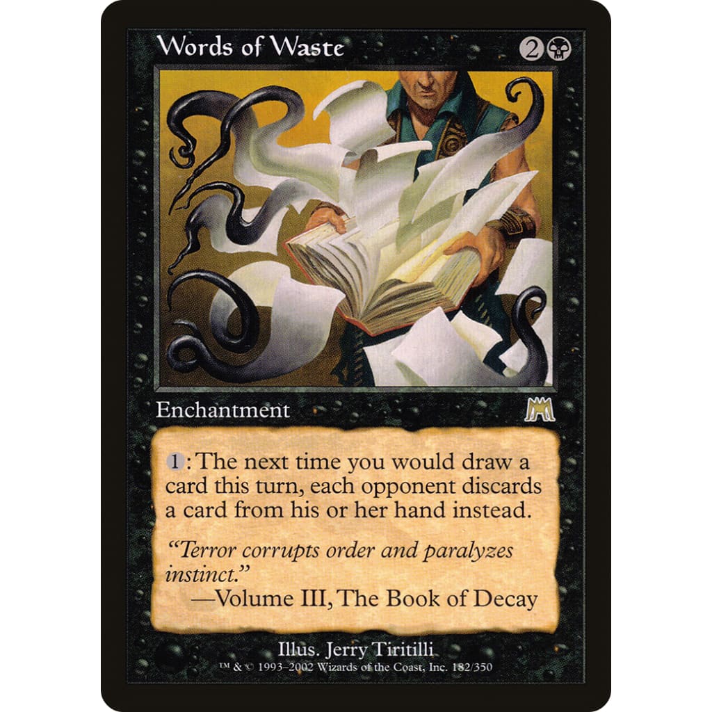 Words of Waste (ONS-182) Foil - Single