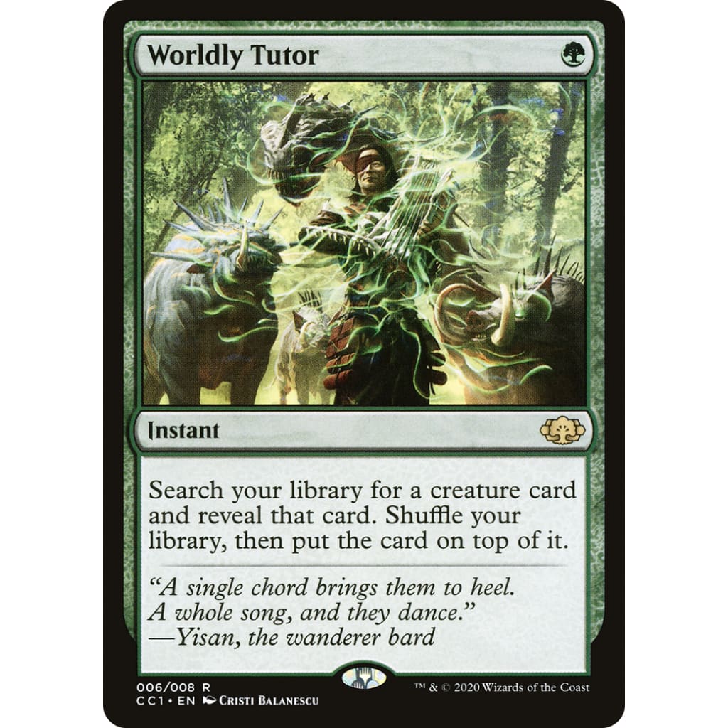 Worldly Tutor (CC1) Foil - Single