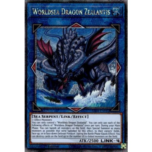 Worldsea Dragon Zealantis (Quarter Century Secret Rare)