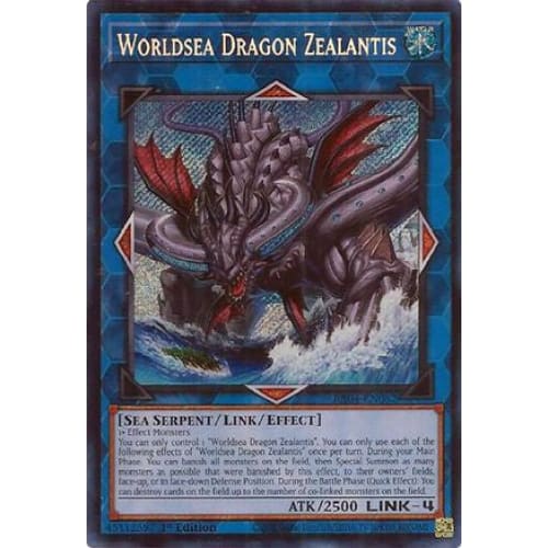 Worldsea Dragon Zealantis (Secret Rare) - RA04-EN082 Secret
