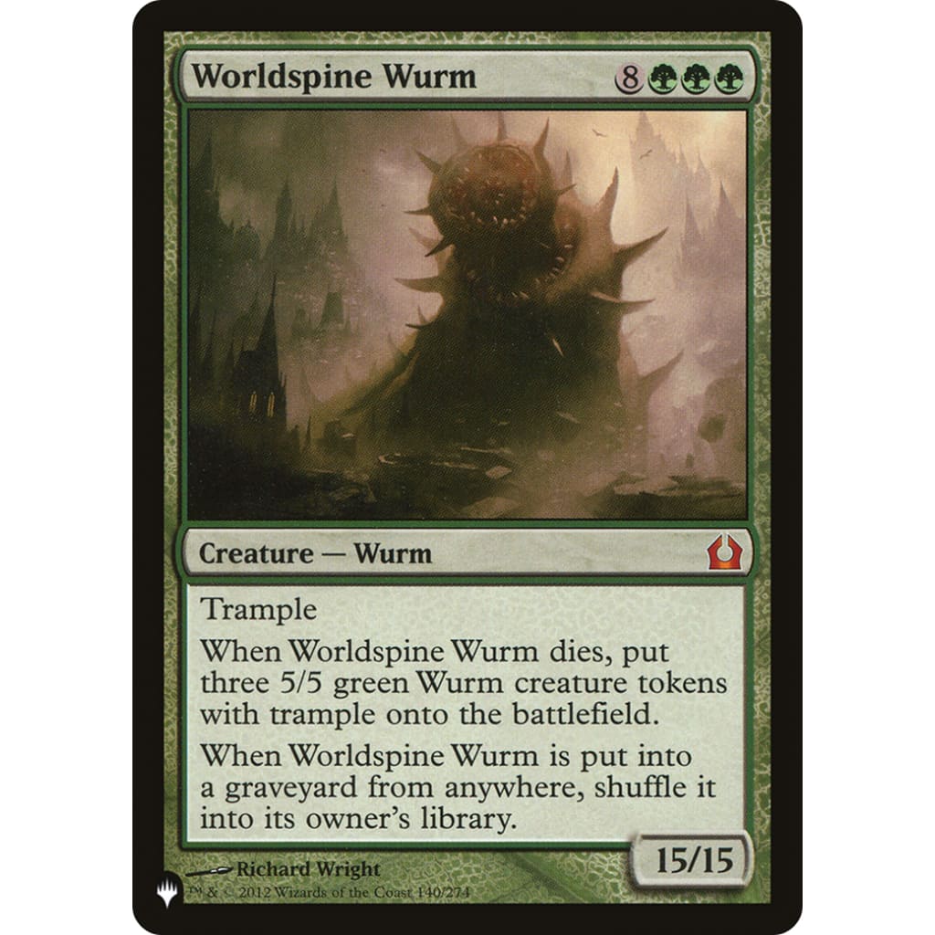 Worldspine Wurm (PLST-RTR-140) - Single