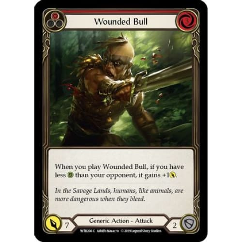 Wounded Bull (Red) (WELCOME TO RATHE) Unlimited Edition