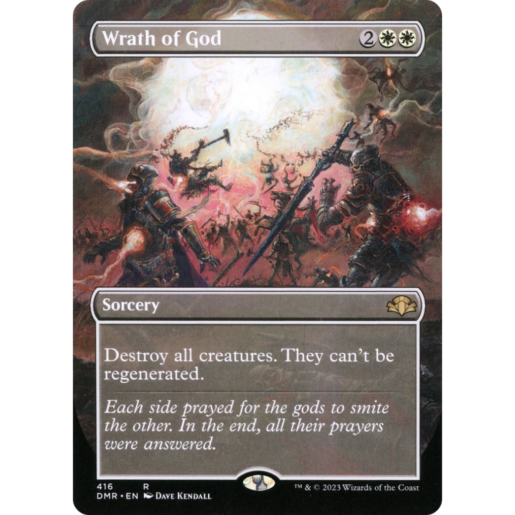 Wrath of God (DMR-416) (Borderless) Foil - Single