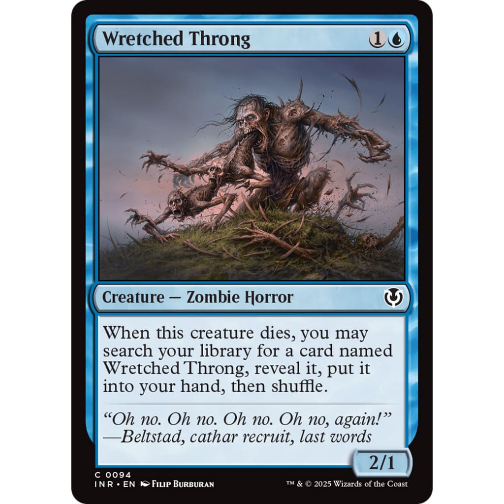 Wretched Throng (INR-094) - Single
