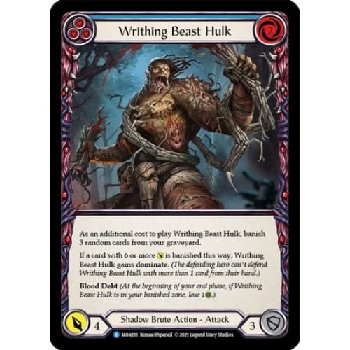 Writhing Beast Hulk (Blue) (MONARCH) Unlimited Edition