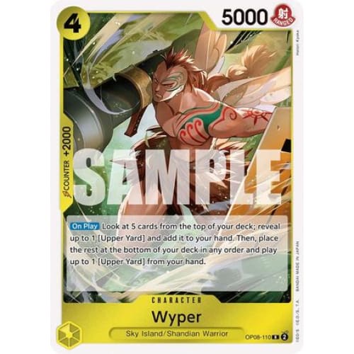 Wyper OP08-110 R Two Legends Foil - Single
