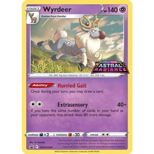 Wyrdeer (SWSH206/184) Promo Holofoil - Single