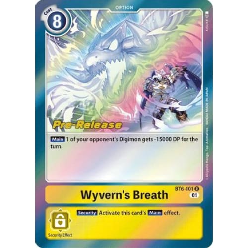 Wyvern’s Breath (BT6-101 R) Rare - Single