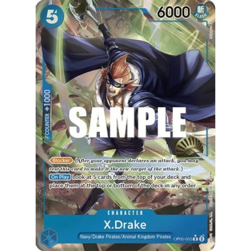 X.Drake (Alternate Art) OP05-055 R Awakening of the New Era