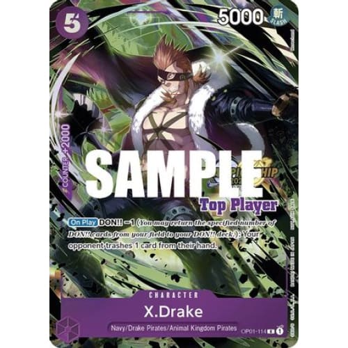 X.Drake (CS 2023 Top Players Pack) OP01-114 R One Piece