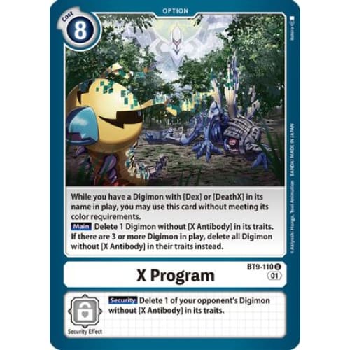 X Program - BT9-110 - Uncommon - Single