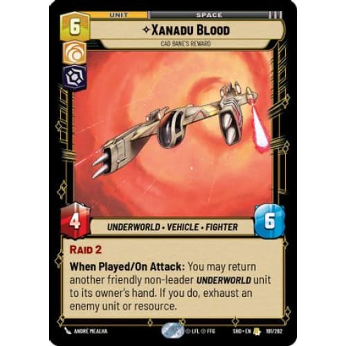 Xanadu Blood - Cad Bane’s Reward (191/262) - Shadows