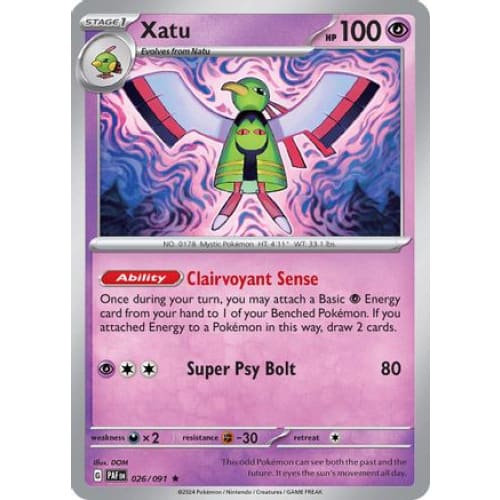 Xatu (26) Rare Classic Holofoil - Single