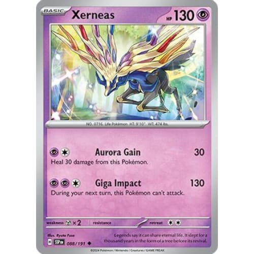 Xerneas (88) Uncommon - Single