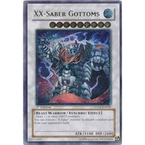 XX-Saber Gottoms (UTR) (ANPR-EN044) Ultimate Rare 1st
