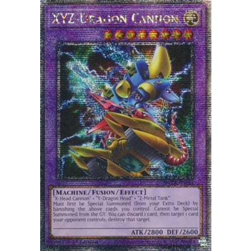 XYZ-Dragon Cannon (Alternate Art) (Quarter Century Secret