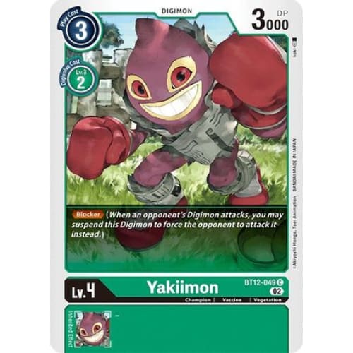 Yakiimon - BT12-049 - Common - Single