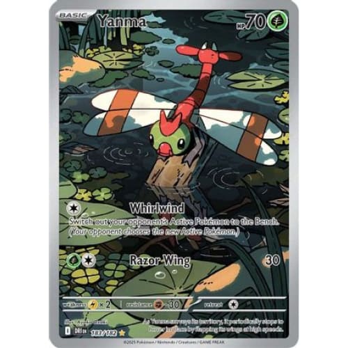 Yanma - 183/182 (183) Illustration Rare Holofoil - Single