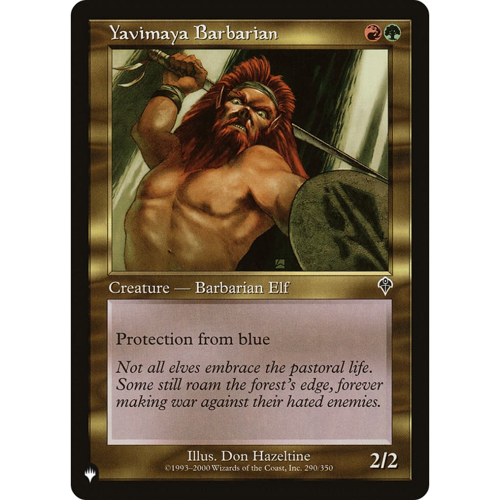 Yavimaya Barbarian (PLST-INV-290) - Single