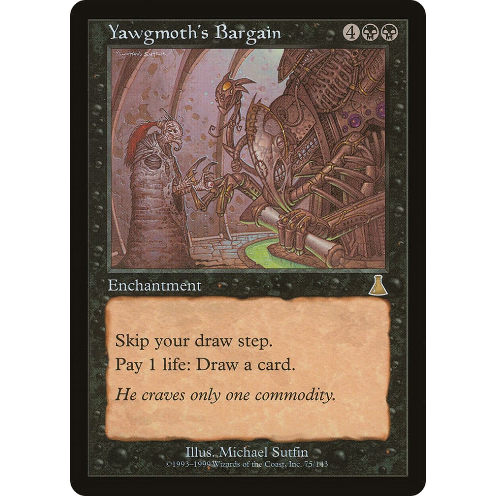 Yawgmoth’s Bargain (UDS-075) Foil - Single