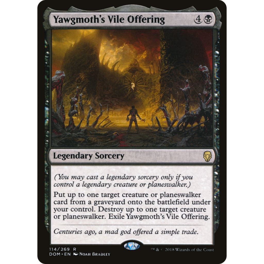 Yawgmoth’s Vile Offering (DOM-114) Foil - Single