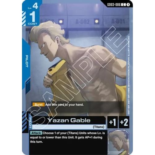 Yazan Gable (GD03-086) - Steel Requiem - Single