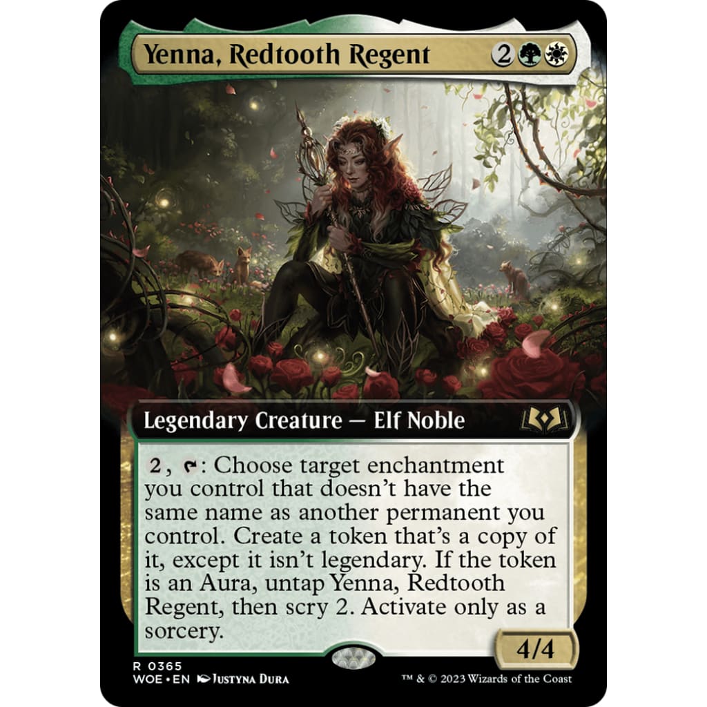 Yenna Redtooth Regent (WOE-365): (Extended Art) Foil