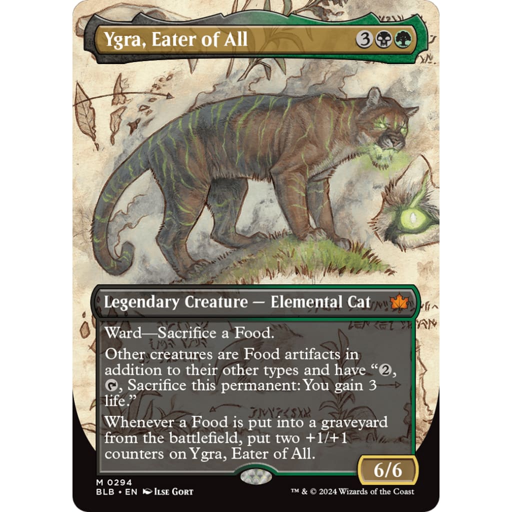 Ygra Eater of All (BLB-294): (Showcase) (Borderless) Foil
