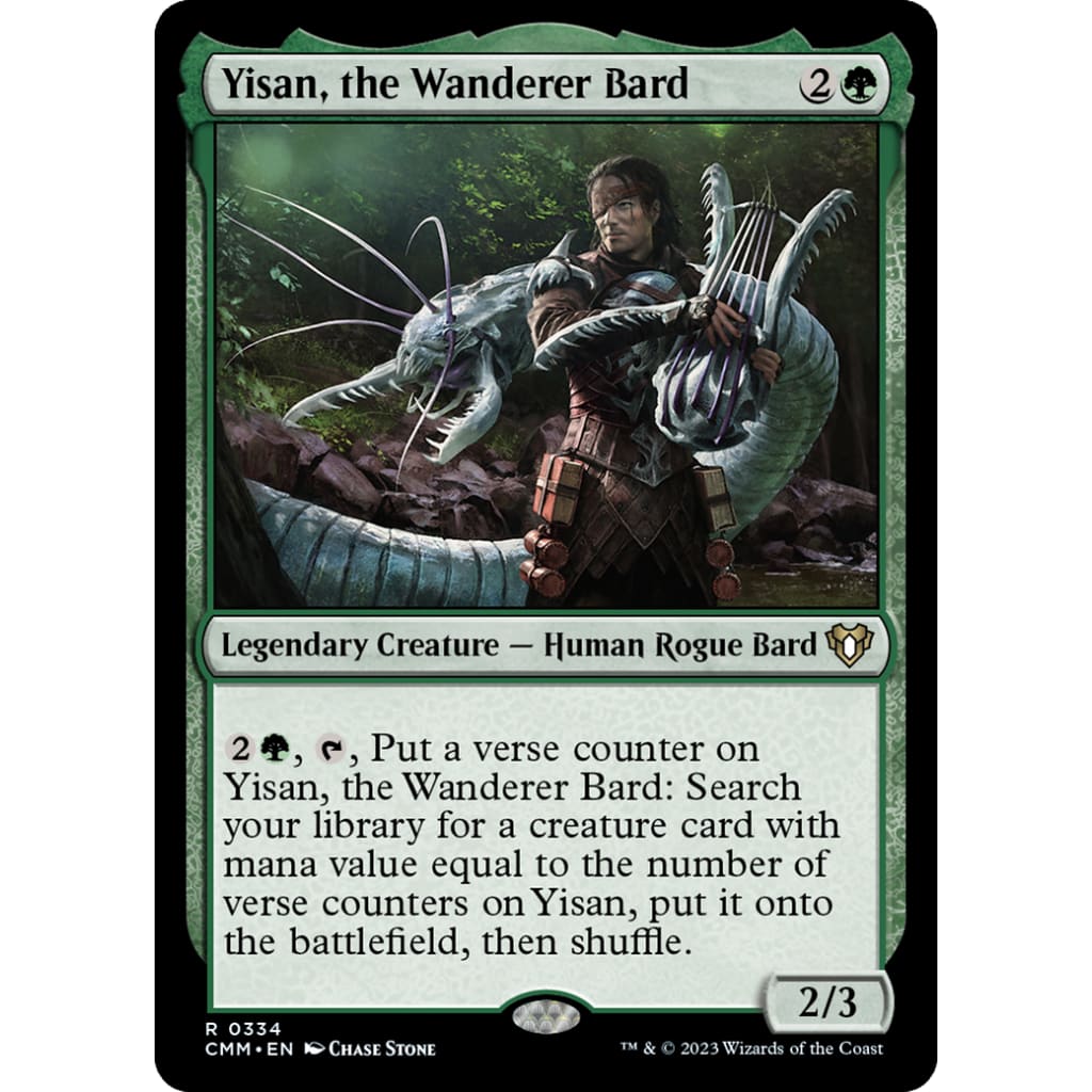 Yisan the Wanderer Bard (CMM-334) Foil - Single
