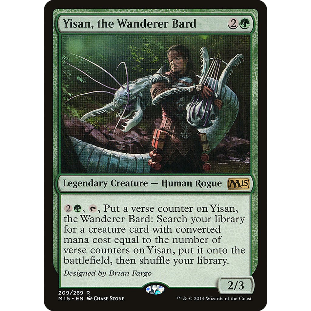 Yisan the Wanderer Bard (M15-209) Foil - Single