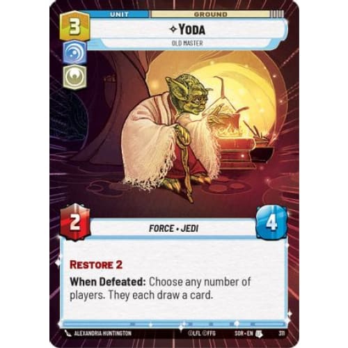 Yoda - Old Master (Hyperspace) (311) - Spark of Rebellion