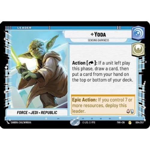 Yoda - Sensing Darkness (004/257) - Single