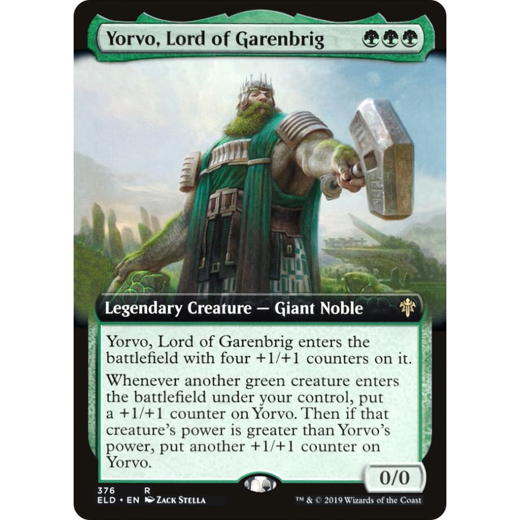 Yorvo Lord of Garenbrig (ELD-376): (Extended Art) Foil