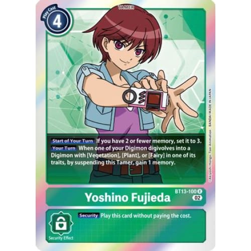 Yoshino Fujieda - BT13-100 - Rare Foil - Single