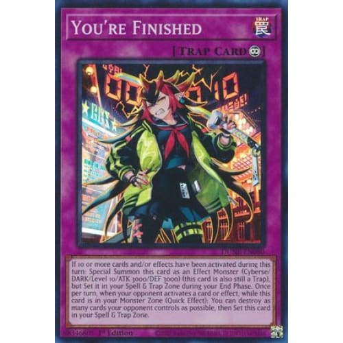 You’re Finished - DUNE-EN080 Super Rare 1st Edition - Single