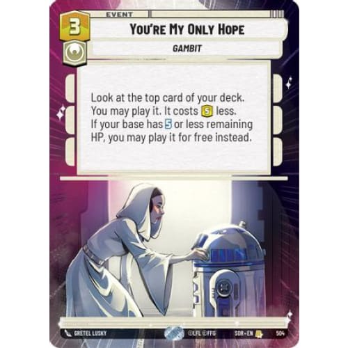 You’re My Only Hope (Hyperspace) (504) - Spark of Rebellion