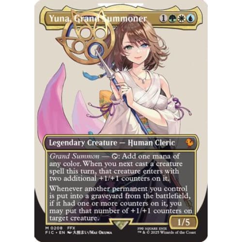 Yuna Grand Summoner (Borderless) (FIC-208) - Single