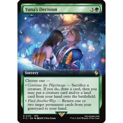 Yuna’s Decision (Extended Art) (FIC-125) Foil - Single